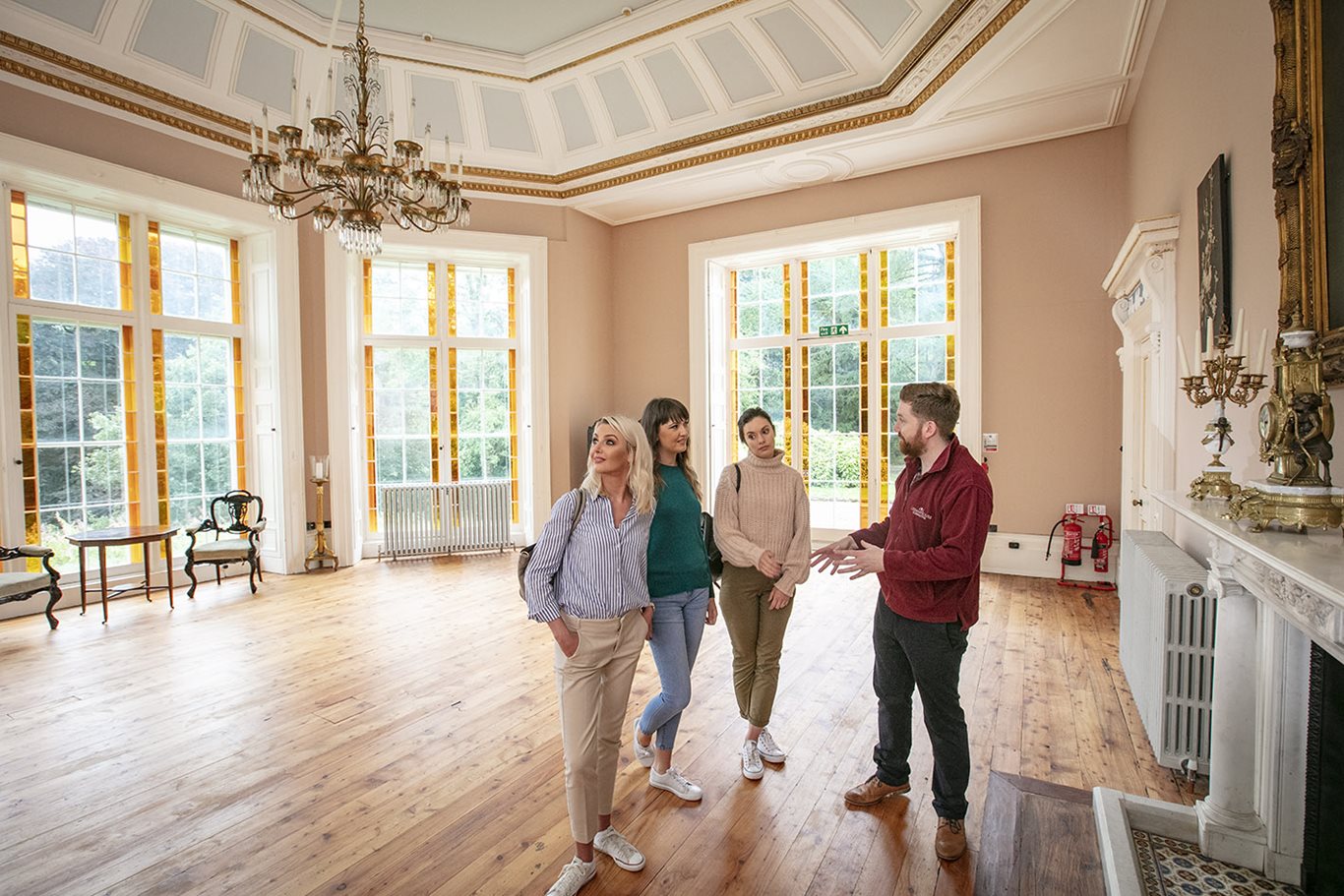 Inside the ballroom at Lissan House in Cookstown